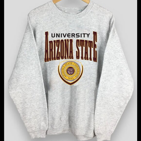 NCAA Arizona State University Sun Devils Sweatshirt Shirt - Picture 1 of 2